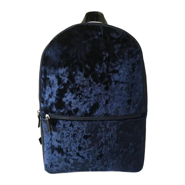 Office Ladies Velvet With PU Leather Backpack Back Bag